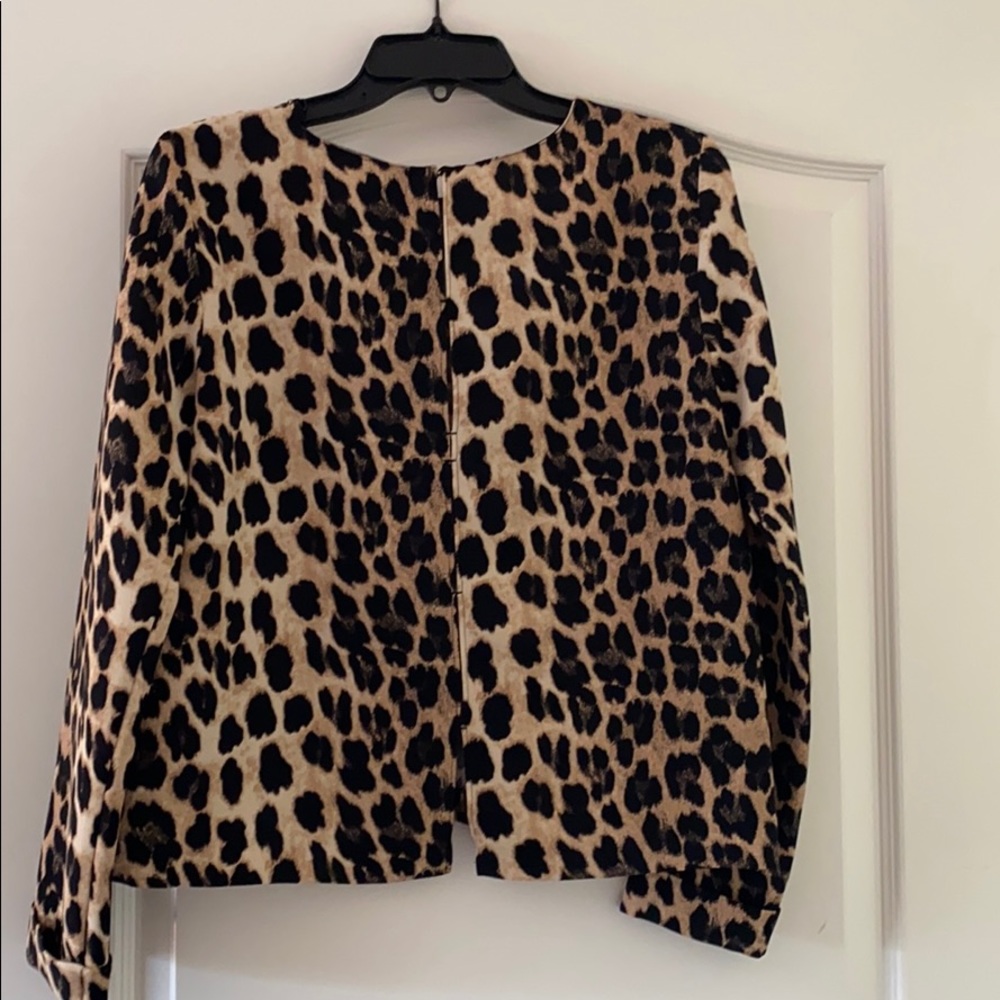 Zara animal print top